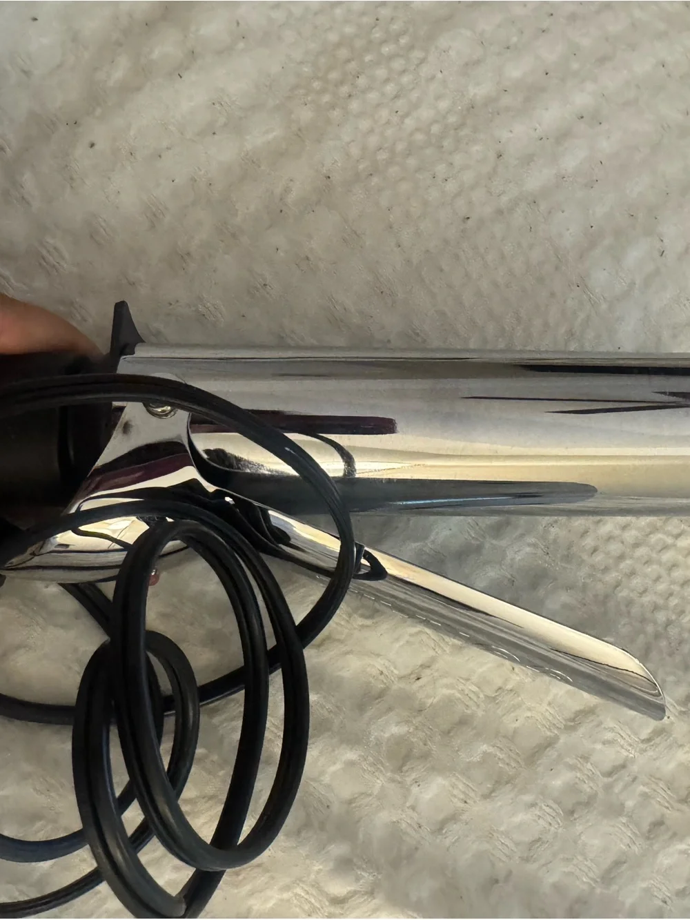 Conair Chrome Curling Iron - Black and Silver